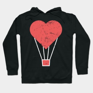 Heart | Cute Hot Air Balloon Graphic Hoodie